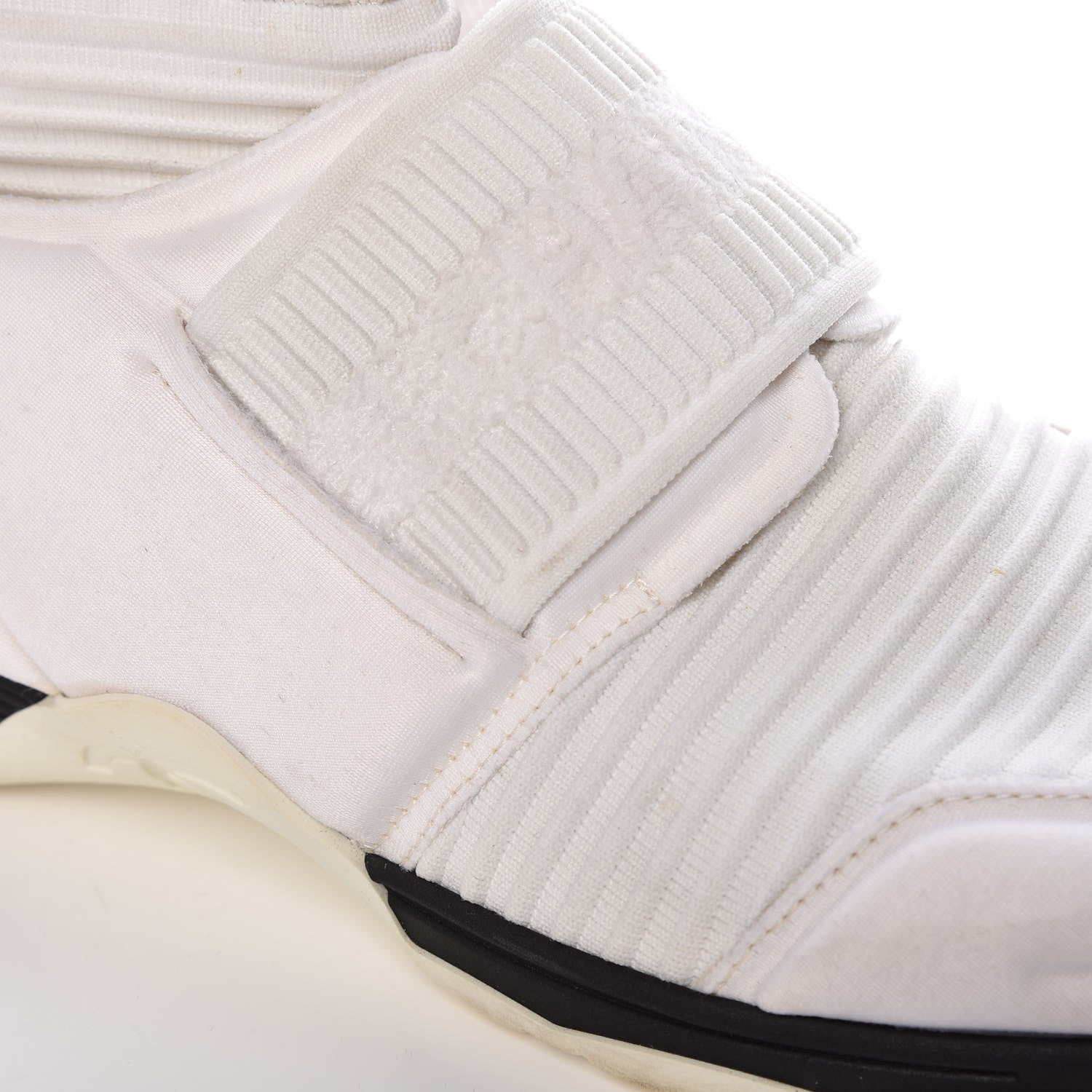 Chanel Stretch Fabric CC Sneakers 38 White 16 of 18