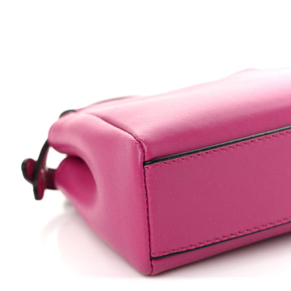Fendi Nappa Micro Peekaboo Iconic Satchel Magenta 10 of 11