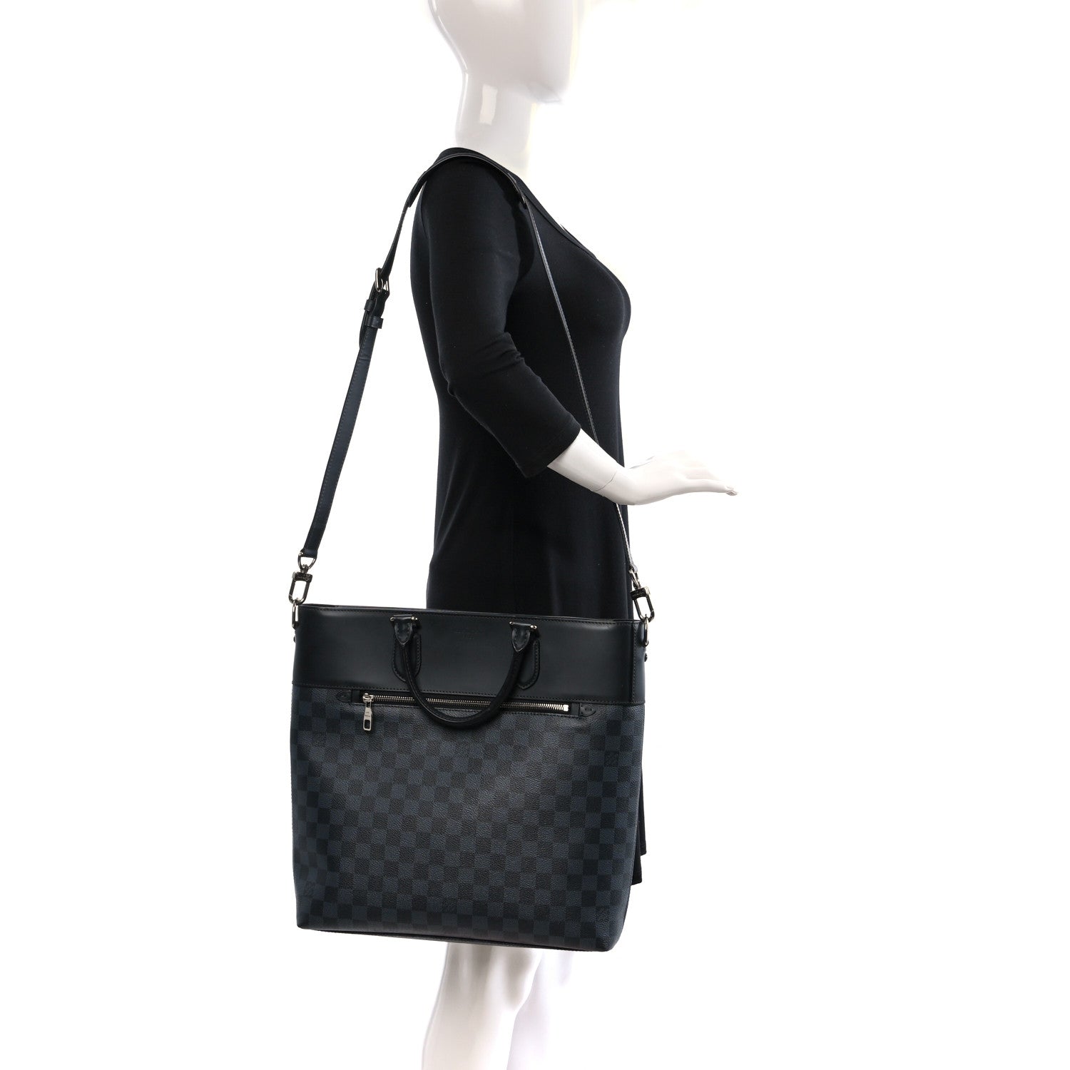 Louis Vuitton Damier Cobalt Newport Tote 2 of 8
