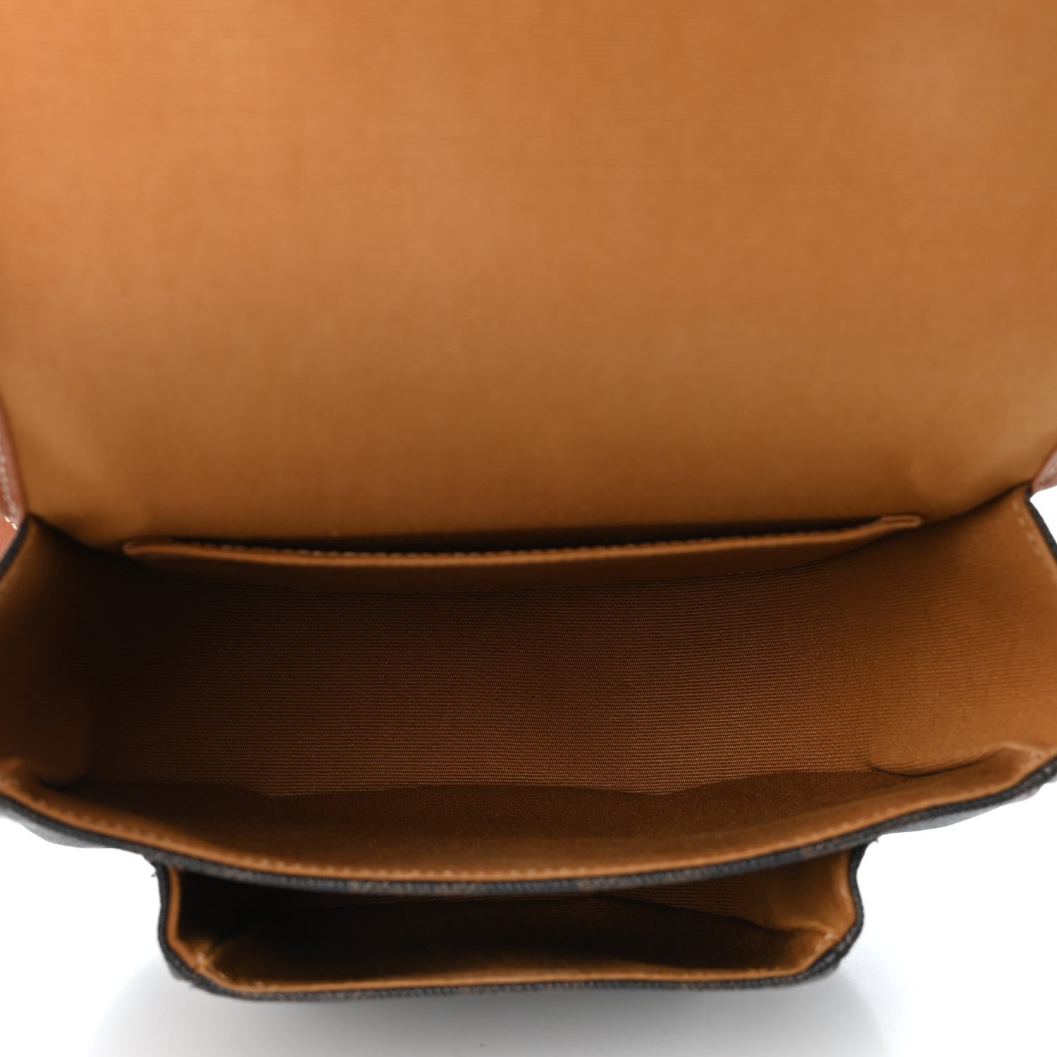 Celine Triomphe Canvas Medium Folco Bag Tan 4 of 4