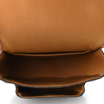 Celine Triomphe Canvas Medium Folco Bag Tan 4 of 4