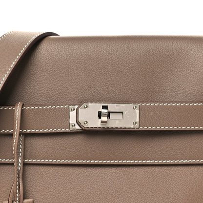 Hermes Evercolor Kelly Messenger PM Etoupe 7 of 9