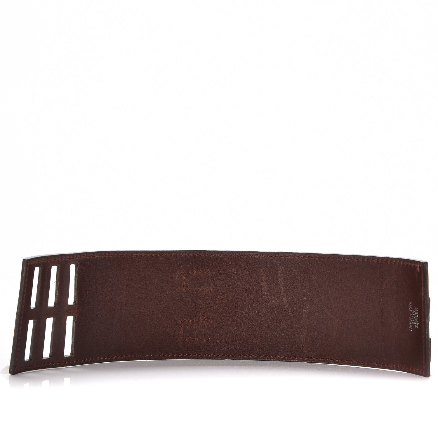 Hermes Box Wide Cuff Rouge H 5 of 12