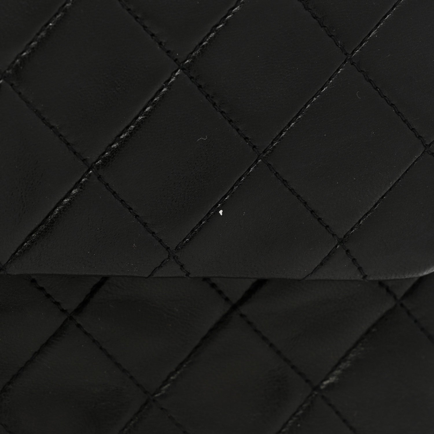 Chanel Lambskin Quilted Medium Double Flap Black 14 of 16