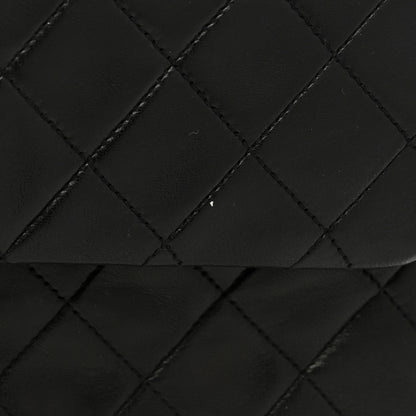 Chanel Lambskin Quilted Medium Double Flap Black 14 of 16