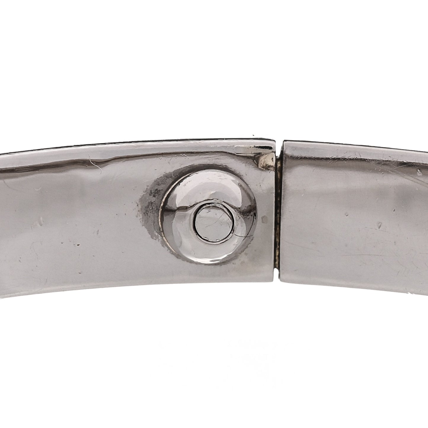 18K White Gold LOVE Bracelet 17