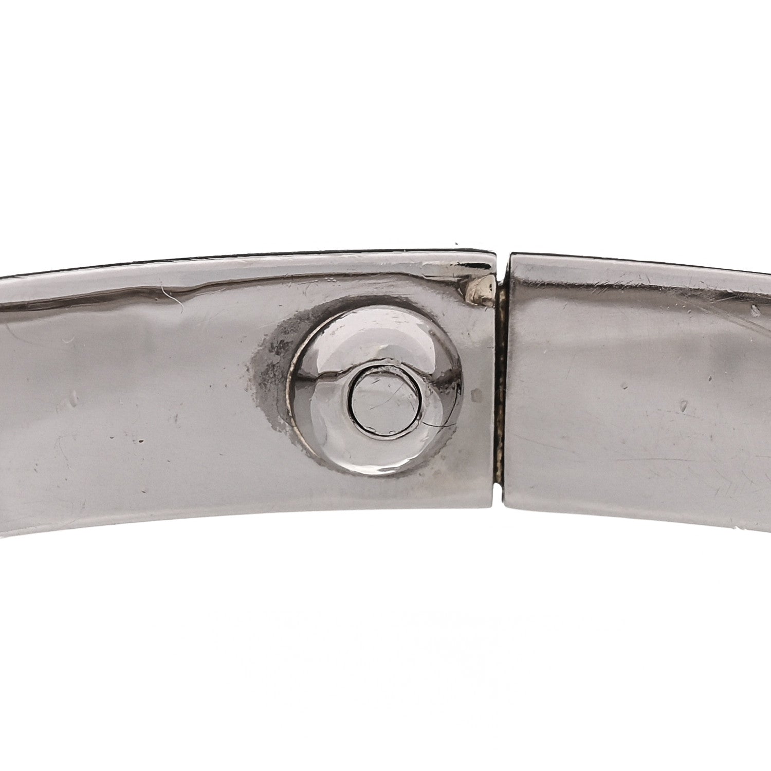 Cartier 18K White Gold LOVE Bracelet 17 9 of 10