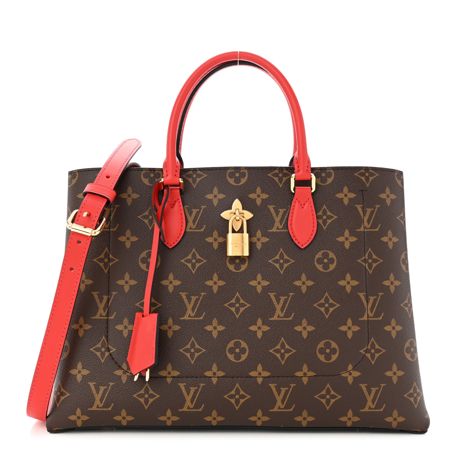 Louis Vuitton Monogram Flower Tote Coquelicot 1 of 12