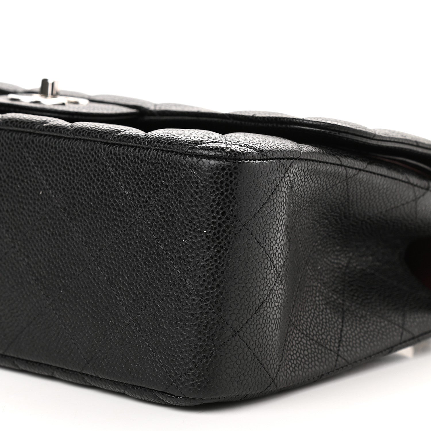 Chanel Caviar Quilted Jumbo Double Flap Black 6 of 10