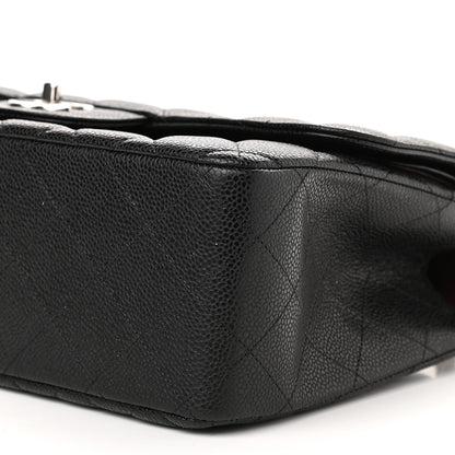 Chanel Caviar Quilted Jumbo Double Flap Black 6 of 10