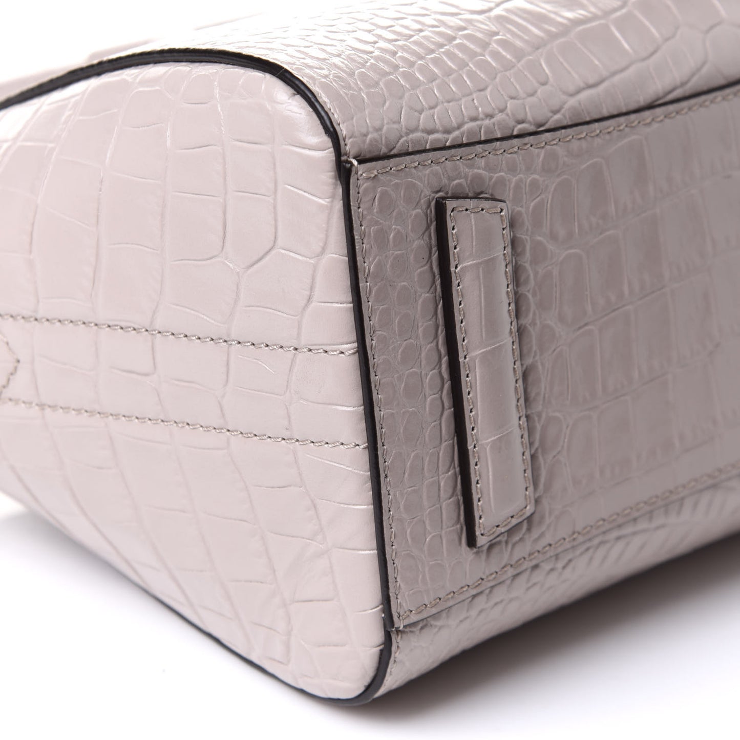 Calfskin Crocodile Embossed Mini Antigona Dune