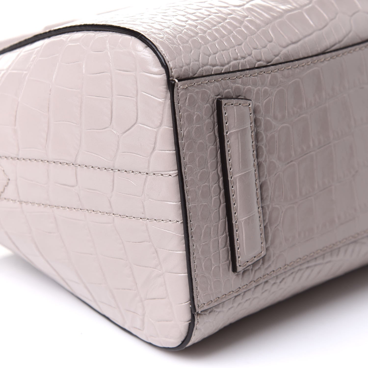 Givenchy Calfskin Crocodile Embossed Mini Antigona Dune 9 of 10