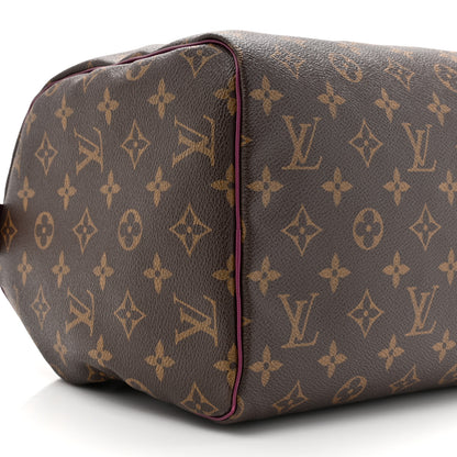Louis Vuitton Monogram Totem Speedy 30 Magenta 10 of 11