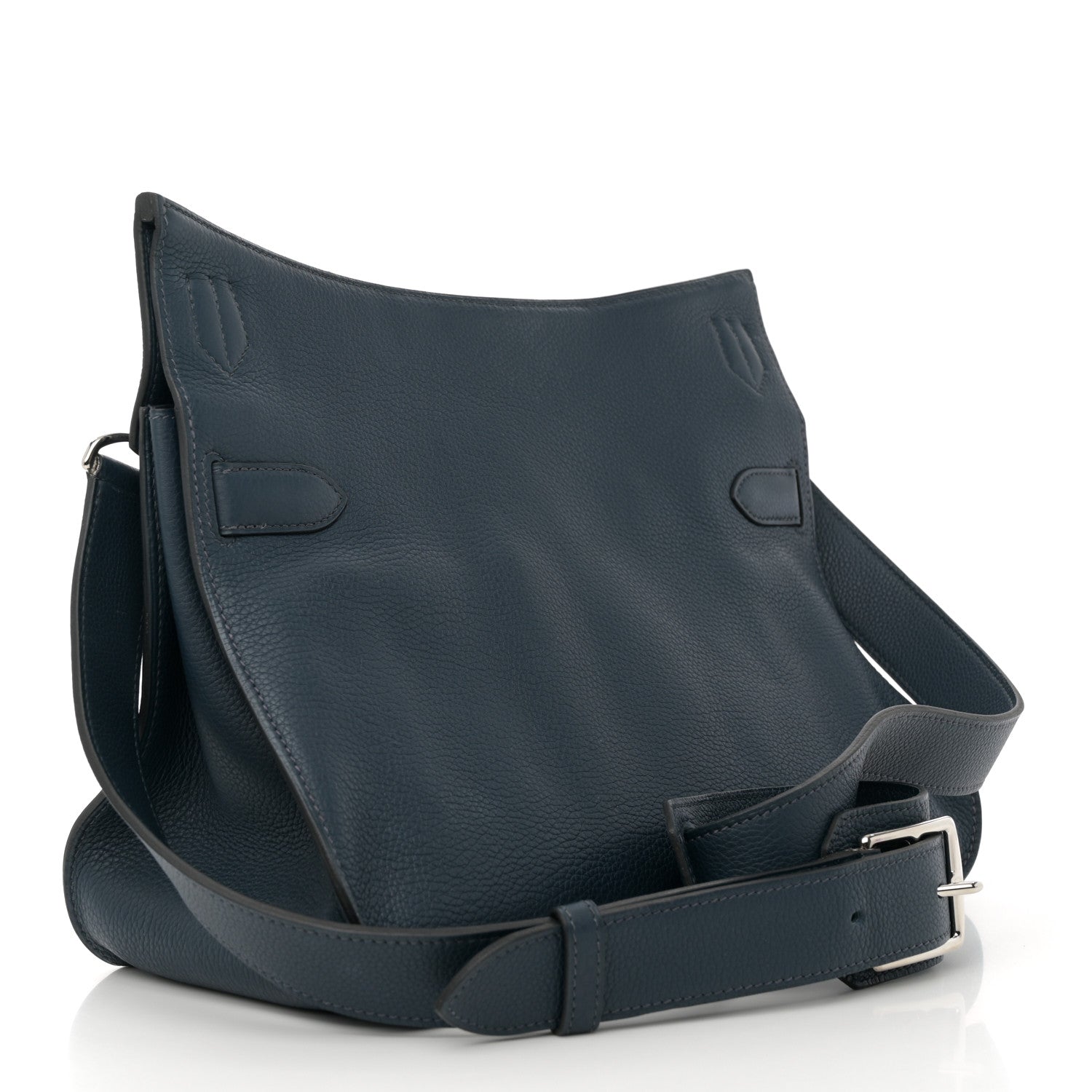 Hermes Taurillon Clemence Jypsiere 34 Bleu de Prusse 3 of 15