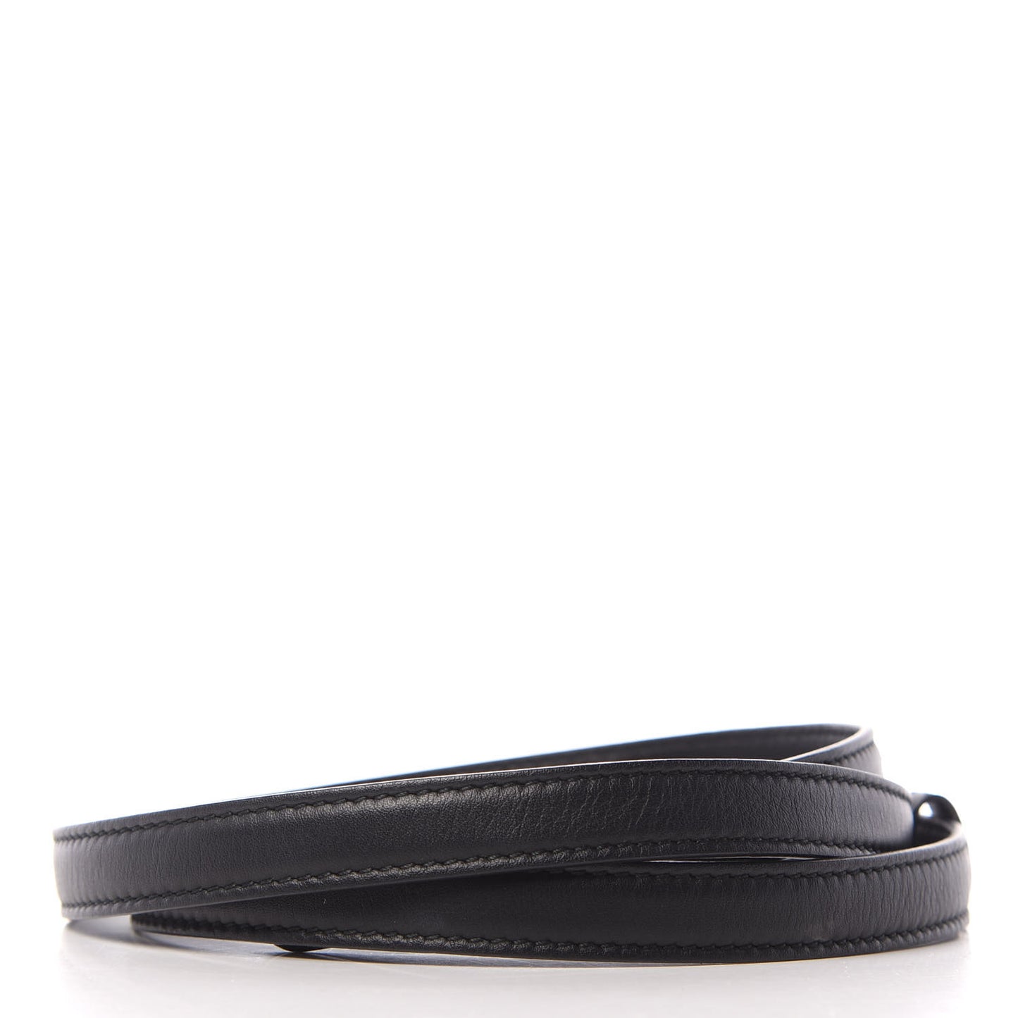 Moon Calfskin Nickel Interlocking G 20mm Belt 90 36 Black