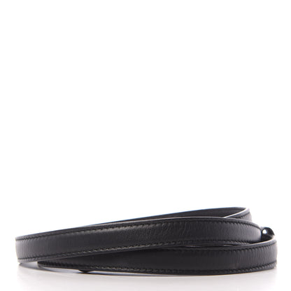 Gucci Moon Calfskin Nickel Interlocking G 20mm Belt 90 36 Black 2 of 6