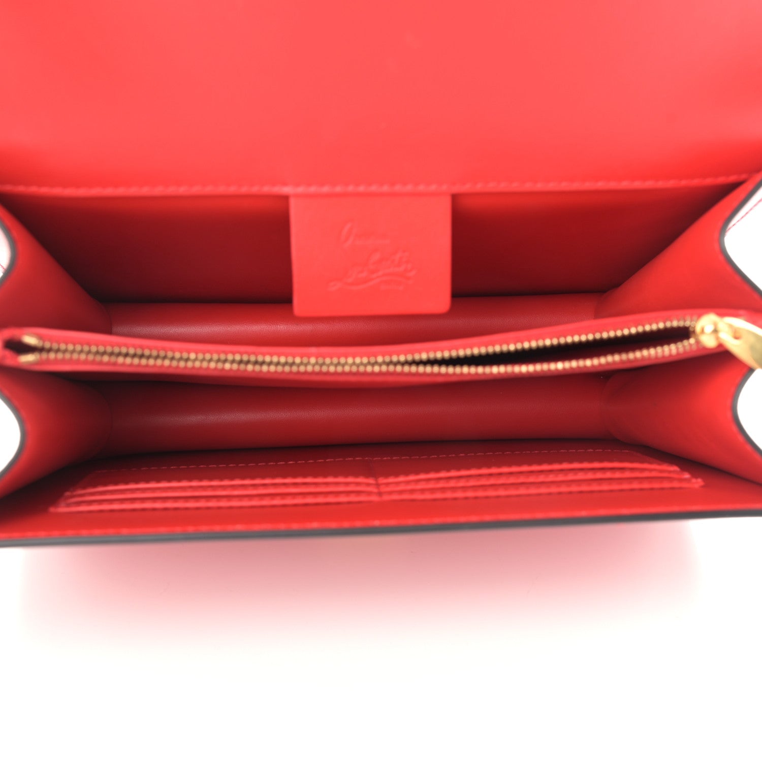 Christian Louboutin Calfskin Large Elisa Shoulder Bag Loubi 5 of 10