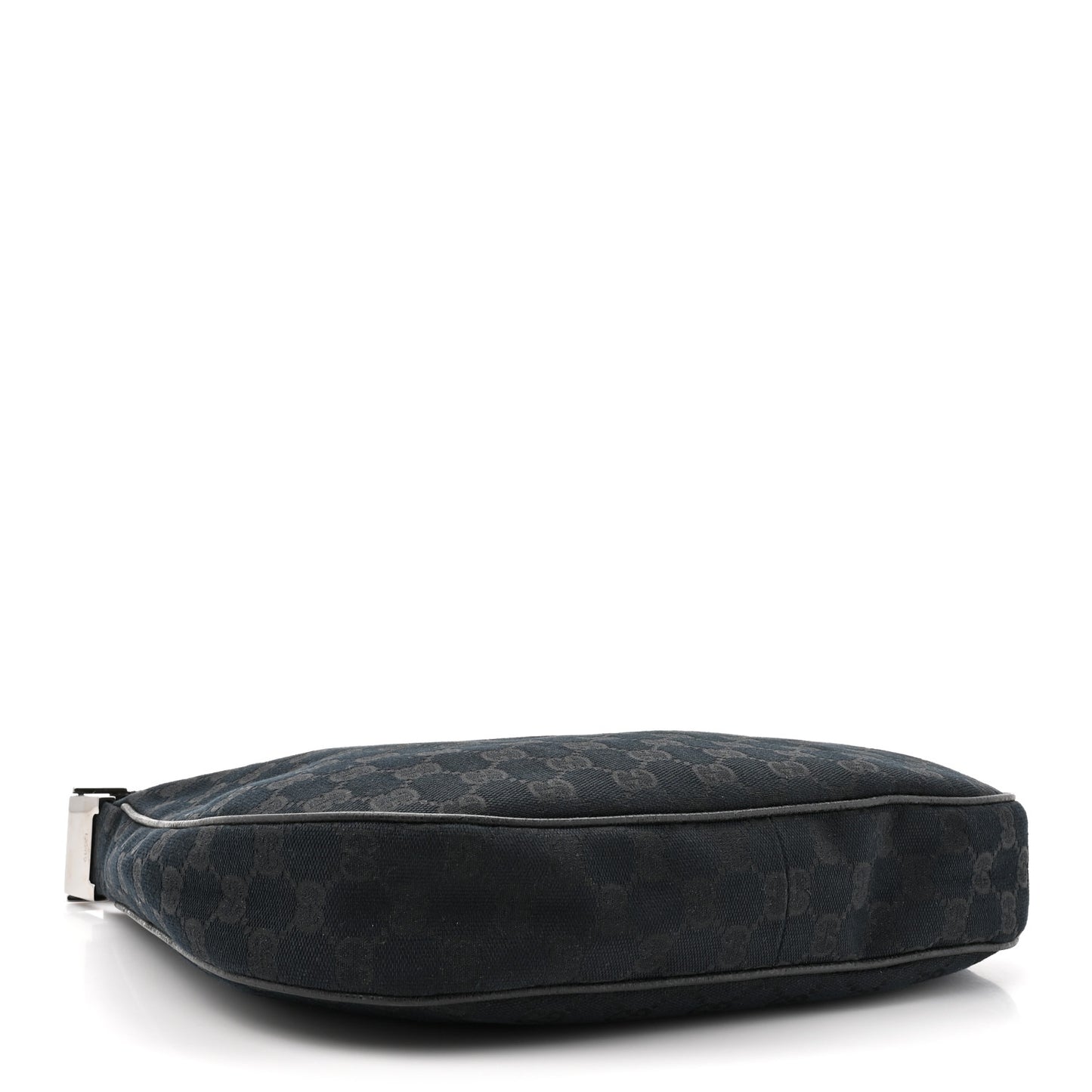 Monogram Medium Half Moon Hobo Black