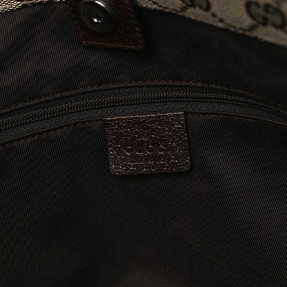 Gucci Monogram Large Bucket Tote Dark Brown 6 of 10