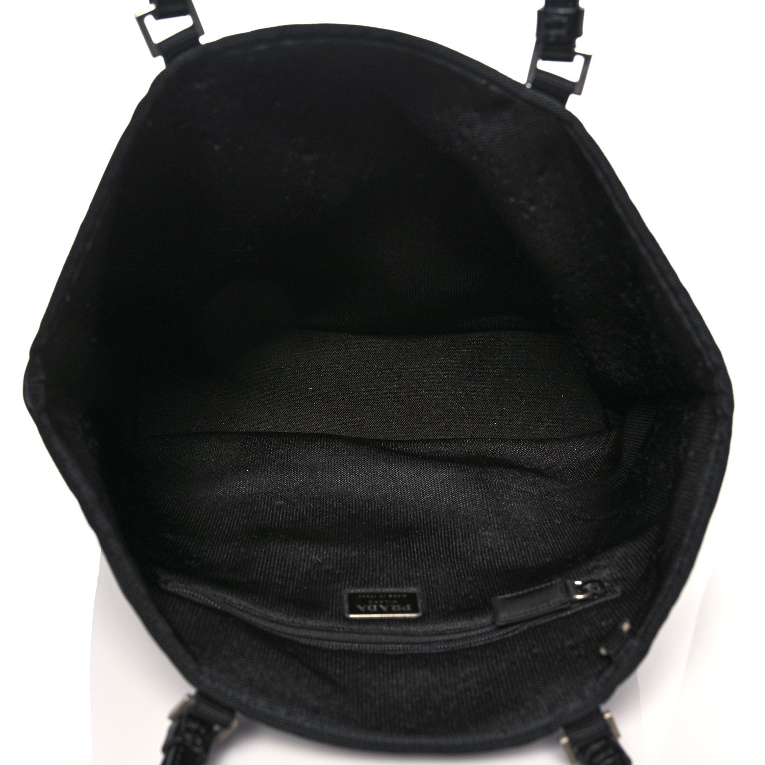 Prada Tessuto Nylon Tote Black 9 of 12