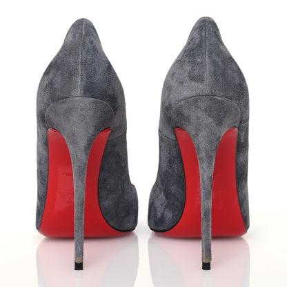 Christian Louboutin Veau Velours So Kate 120 Pumps 40.5 Storm 5 of 12