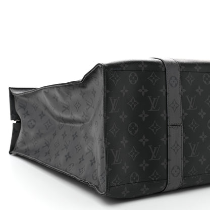 Louis Vuitton Monogram Eclipse Cabas Zippe GM Black 9 of 11