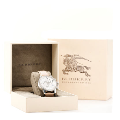 Burberry Stainless Steel Calfskin 42mm Chronograph Quartz Watch BU7816 5 of 5