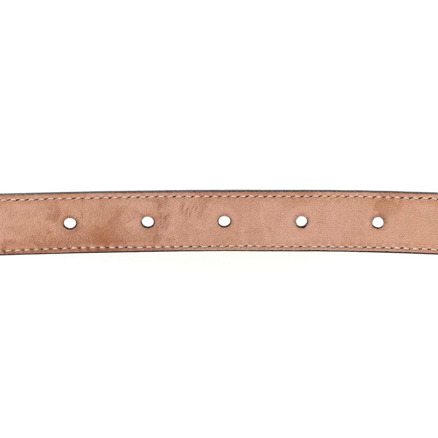 Calfskin Crystal Interlocking G Belt 80 32 Black