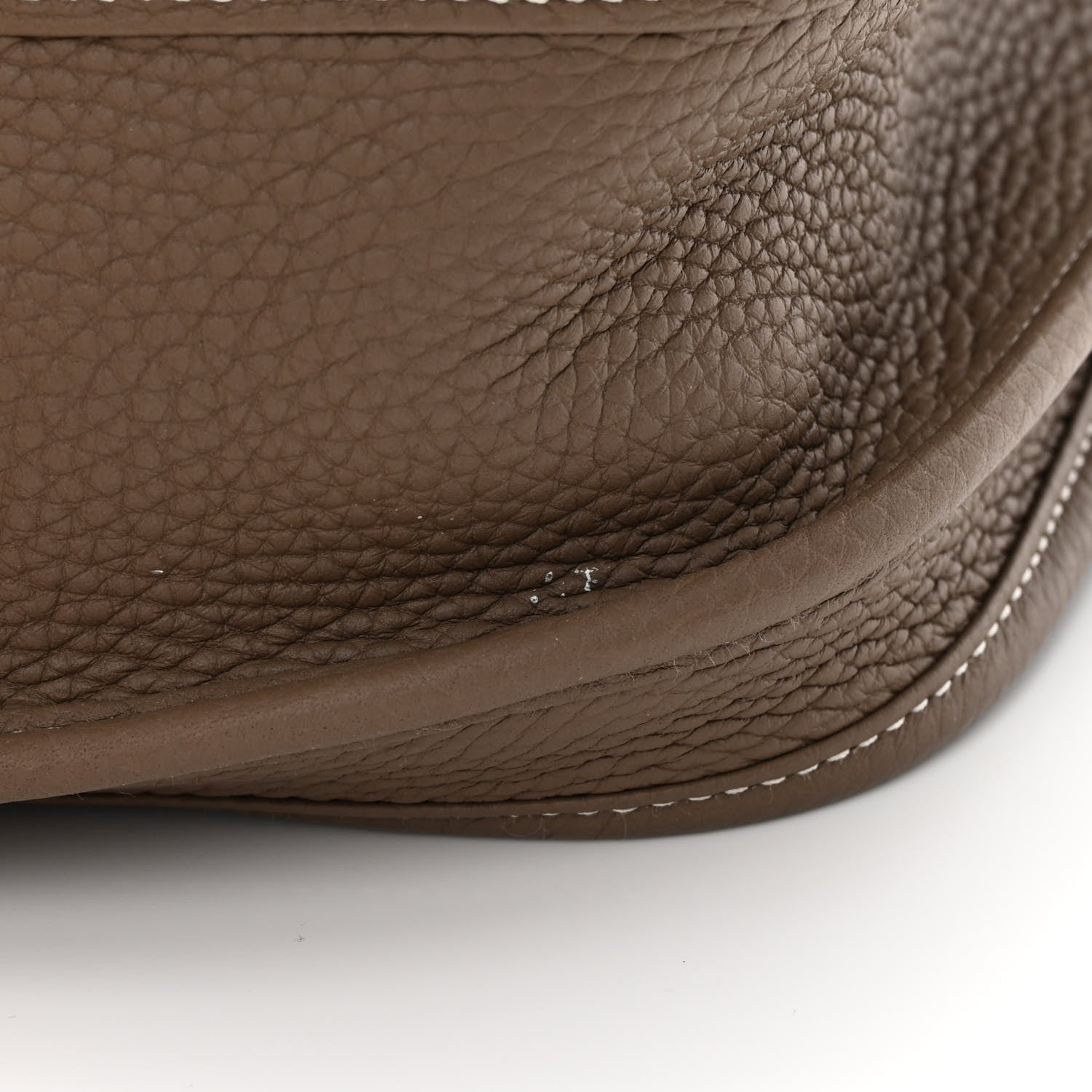 Hermes Taurillon Clemence Evelyne III PM Etoupe 8 of 13