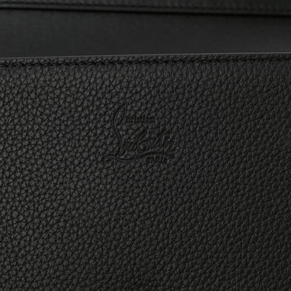 Christian Louboutin Suede Crystal Embellished Paloma Love Clutch Black Multicolor 7 of 11