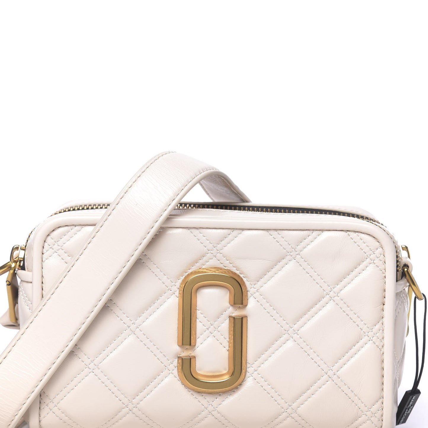 Calfskin Quilted The Softshot 21 Bag Ivory