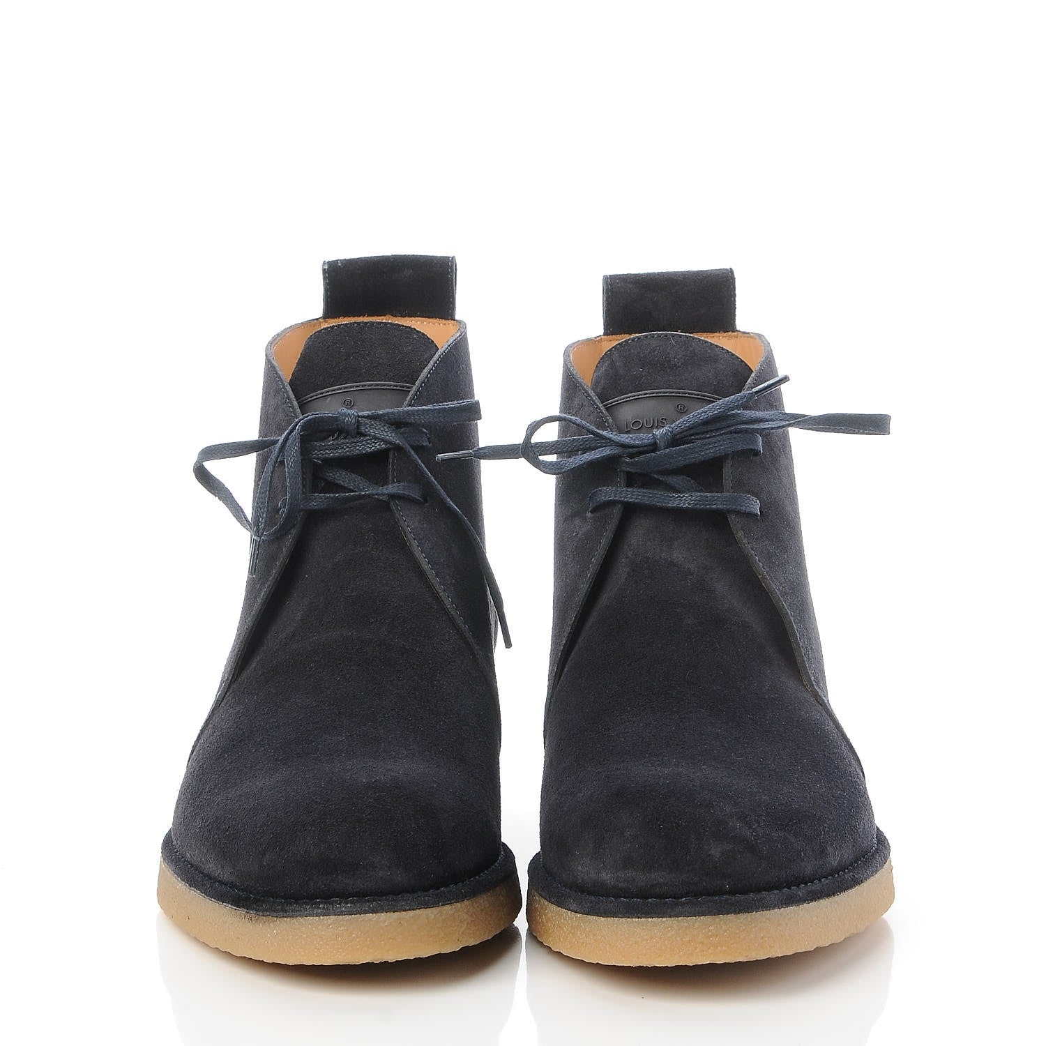Louis Vuitton Mens Suede Tundra High-Derby Boots 8.5 Marine 2 of 9