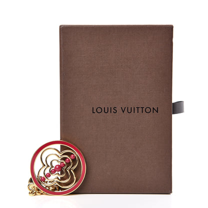 Louis Vuitton Whirly Flower Bag Charm Rose Indien 3 of 3
