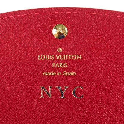 Louis Vuitton Damier Ebene Caissa Wallet Cherry 5 of 6