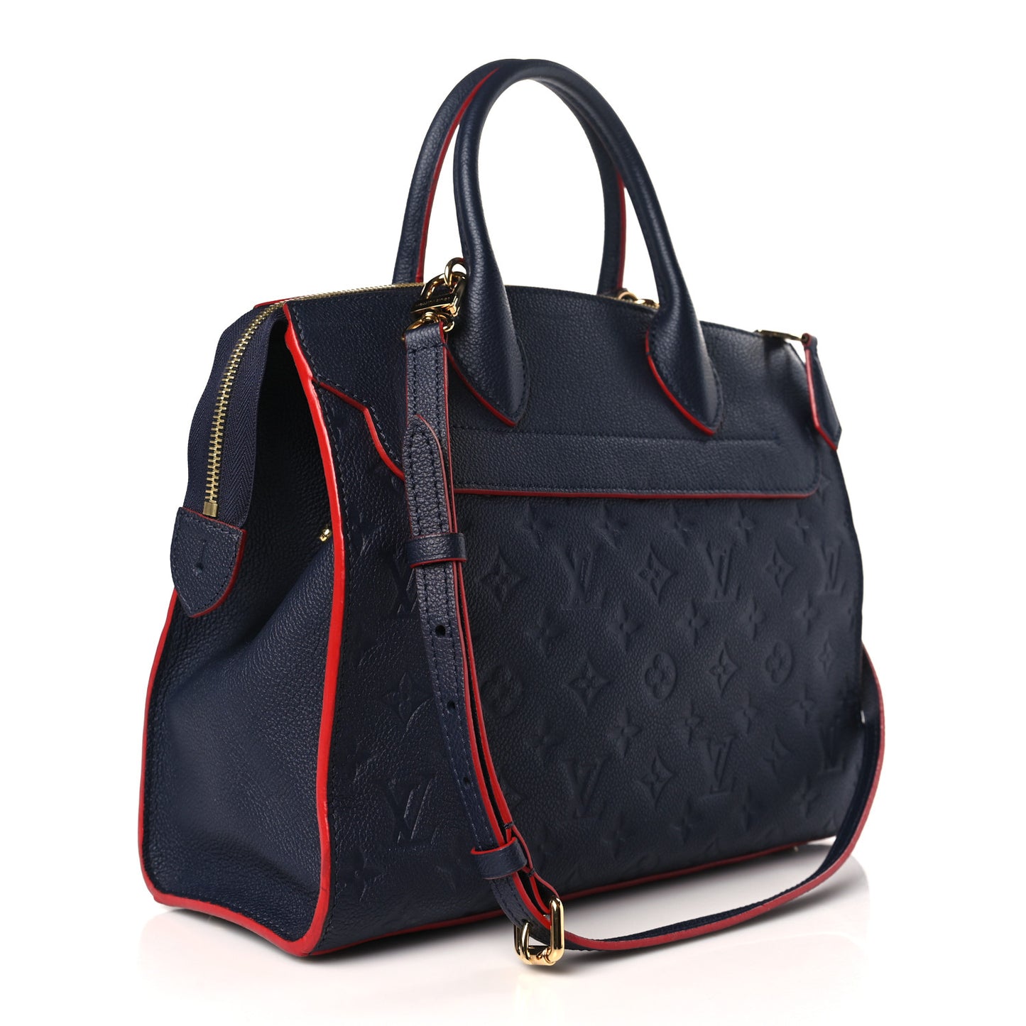 Empreinte Pont Neuf MM Marine Rouge