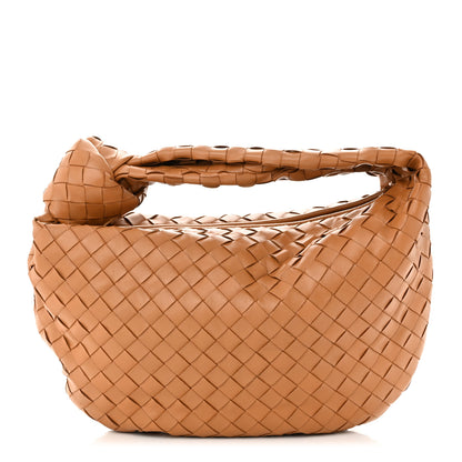 Bottega Veneta Nappa Intrecciato Teen Jodie Hobo Caramel 1 of 11