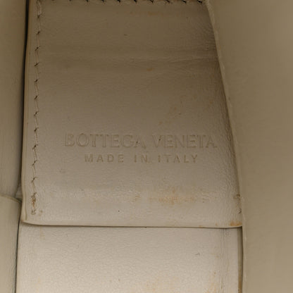 Bottega Veneta Calfskin Denim Print Maxi Intreccio Cassette Crossbody Bag Blue 6 of 11