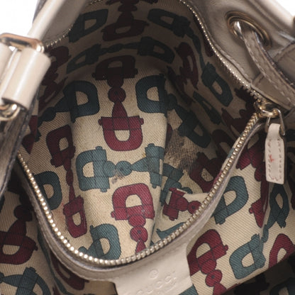 Gucci Guccissima Peggy Braided Tote Off White 9 of 9