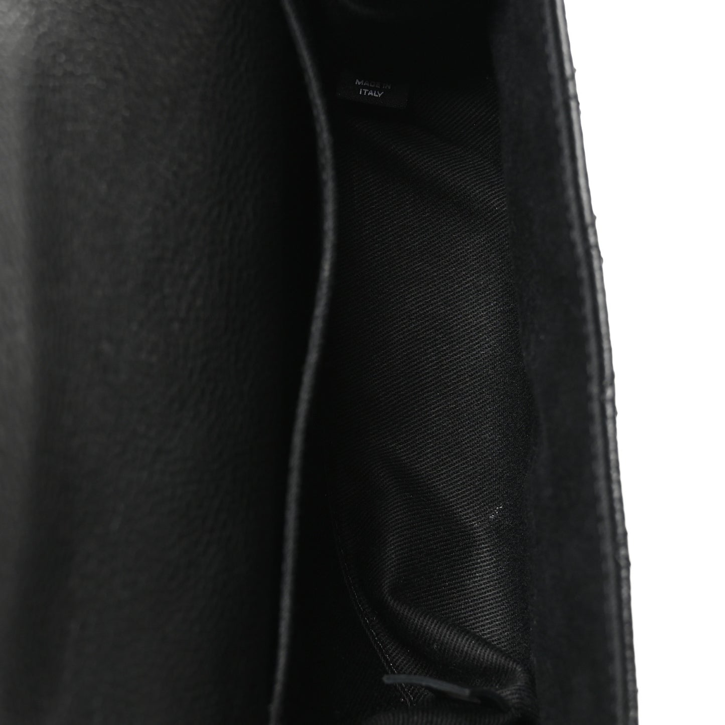 Grained Calfskin Quilted 2.55 Reissue Flap Belt Bag Clutch Black
