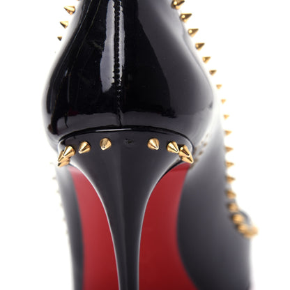 Christian Louboutin Patent Anjalina 100 Pumps 37.5 Black 11 of 12