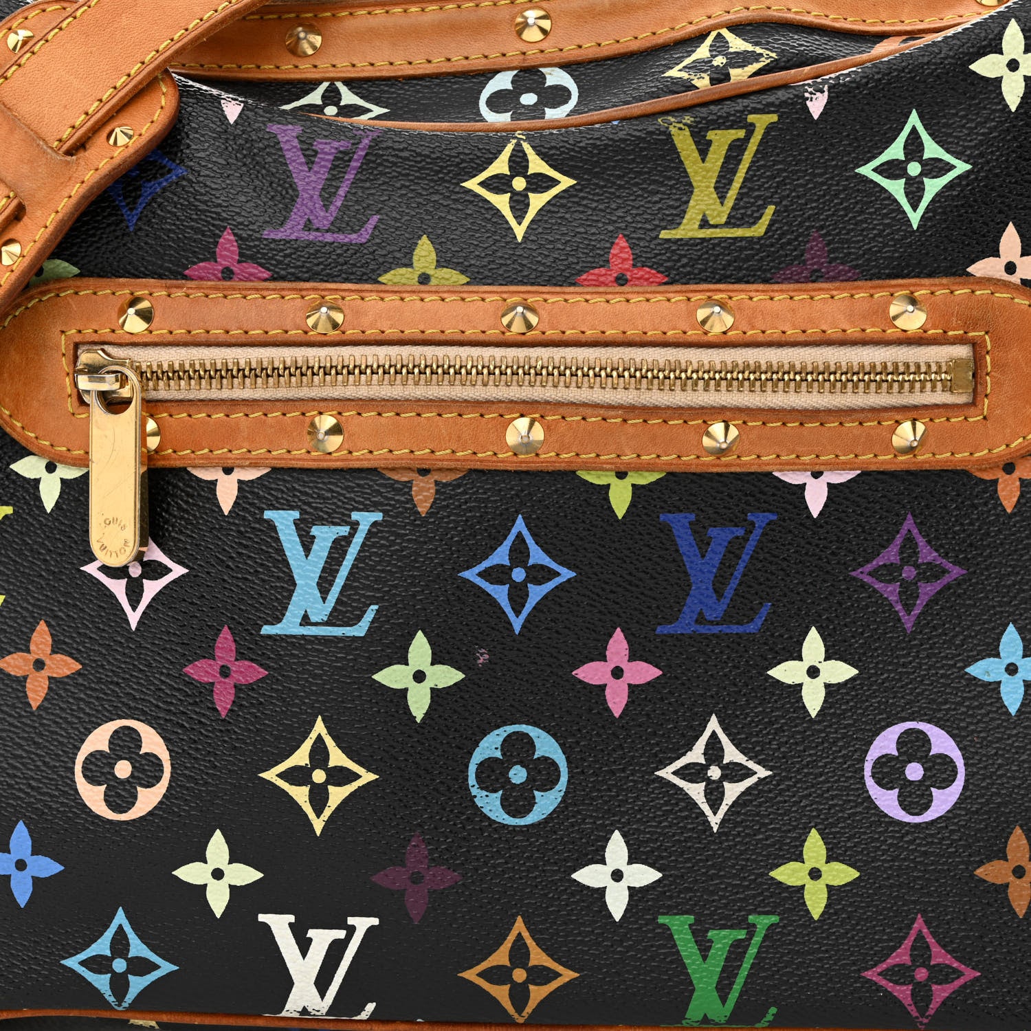 Louis Vuitton Monogram Multicolor Boulogne Black 8 of 10