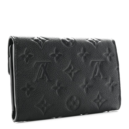 Louis Vuitton Empreinte Compact Curieuse Wallet Black 3 of 9