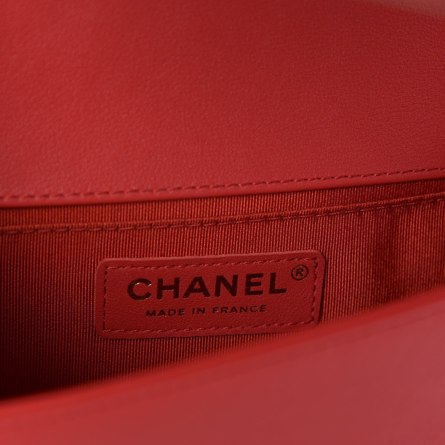 Chanel Lambskin Quilted Small Boy Flap Red 8 of 13