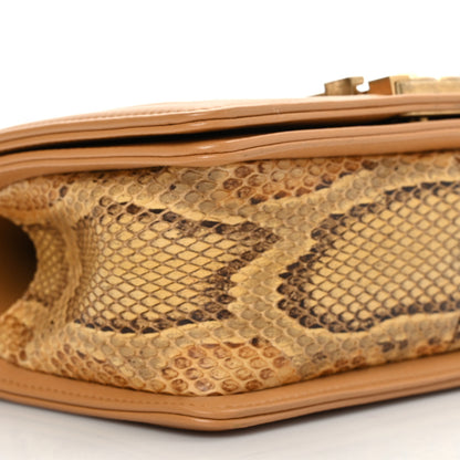 Chanel Snakeskin Calfskin Small Boy Flap Brown 8 of 9