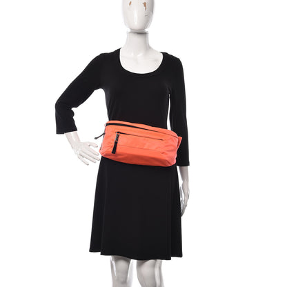 Prada Nylon Montagna Belt Bag Arancio Fluo 2 of 11
