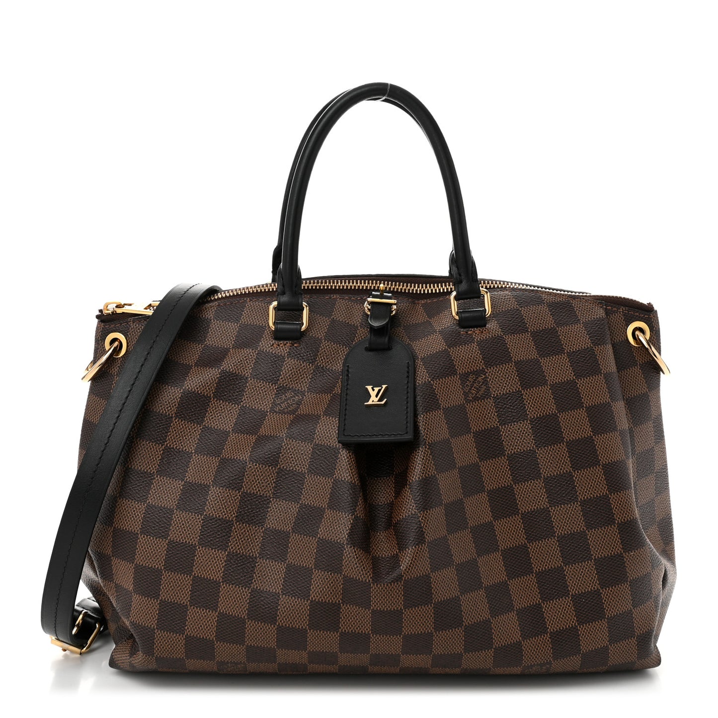 Damier Ebene Odeon Tote MM Black