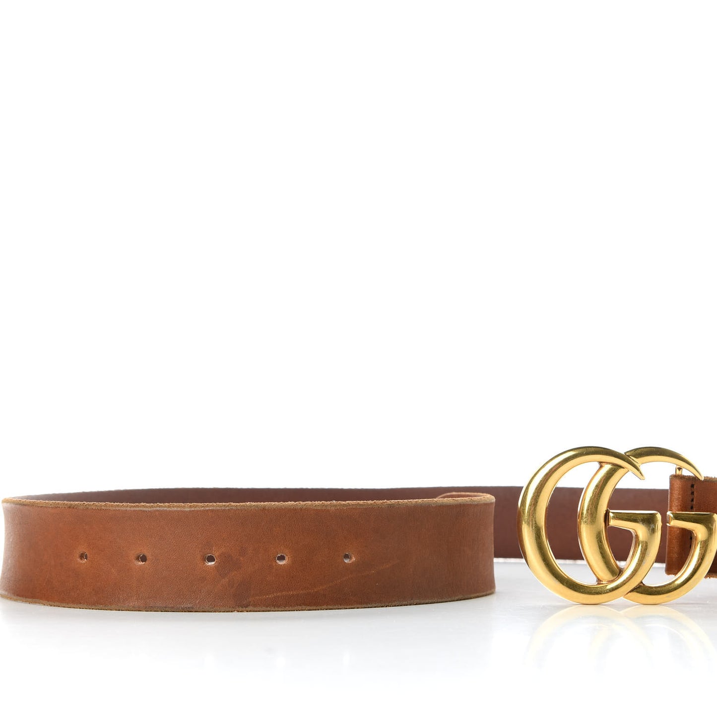 Faded Calfskin Double G 40mm Belt 85 34 Cuir