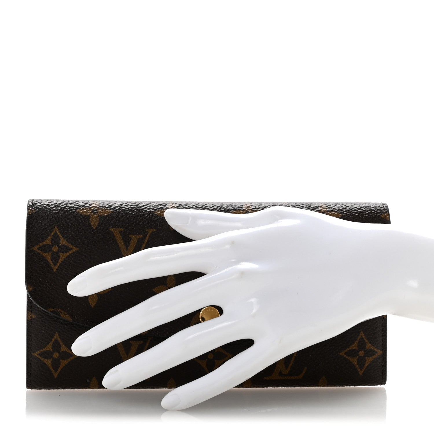 Louis Vuitton Monogram Emilie Wallet Rose Ballerine 2 of 10