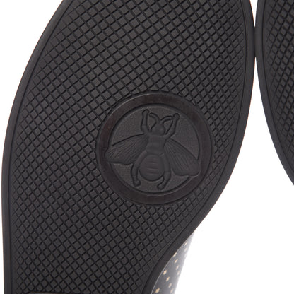 Gucci X SEGA Calfskin GUCCY Stars Mens Falacer Sneakers 8.5 Black 8 of 11