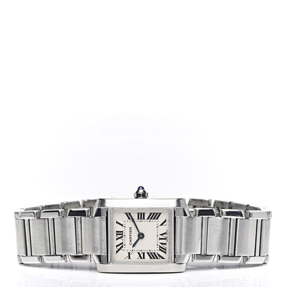 Cartier Stainless Steel 20mm Tank Francaise Quartz Watch 5 of 12